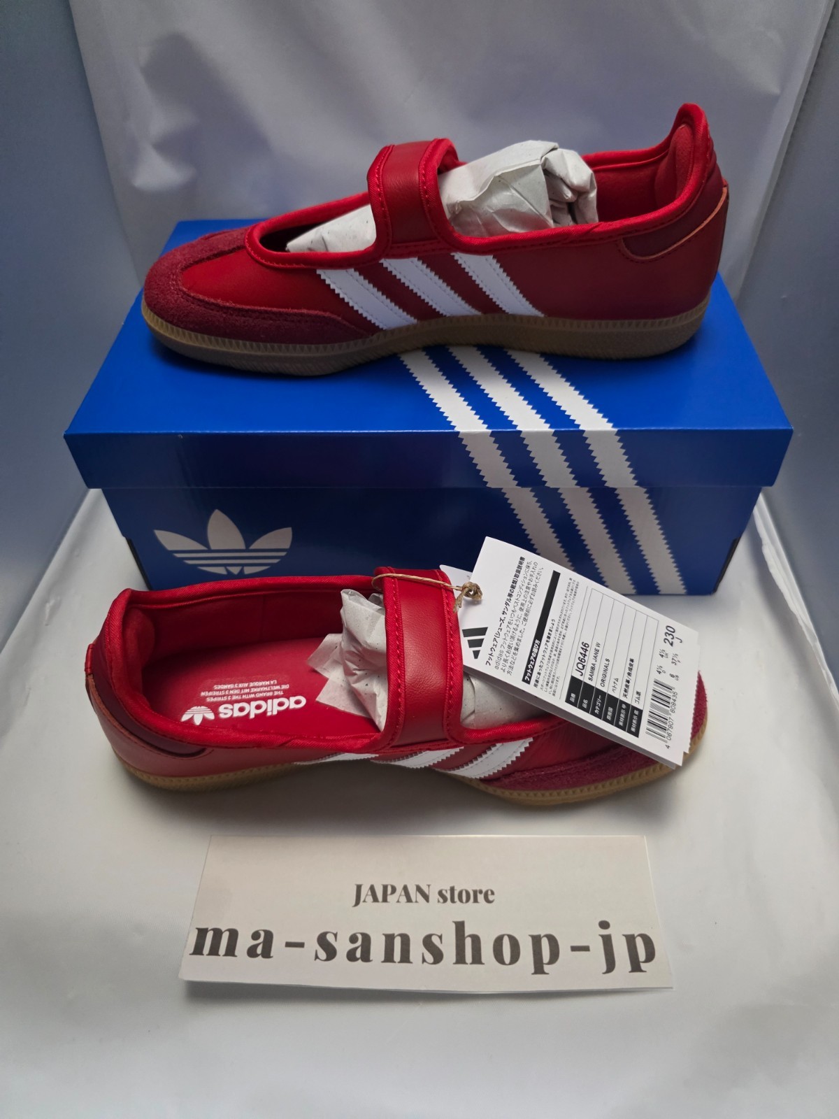 Adidas SAMBA JANE JQ6445 JQ6446 JR1402 Women’s Sneakers Leather Black Red White
