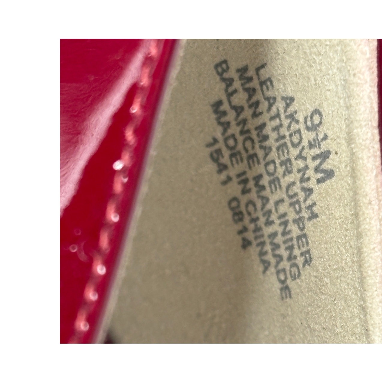 Anne Klein iflex Heels Womens Sz 9.5 Candy Apple Red Patent Leather Platform