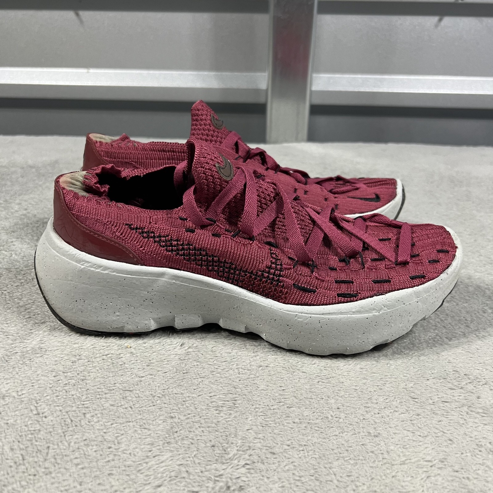 Nike Space Hippie 04 Shoes Womens 9 Purple Running Sneakers DA2725-600