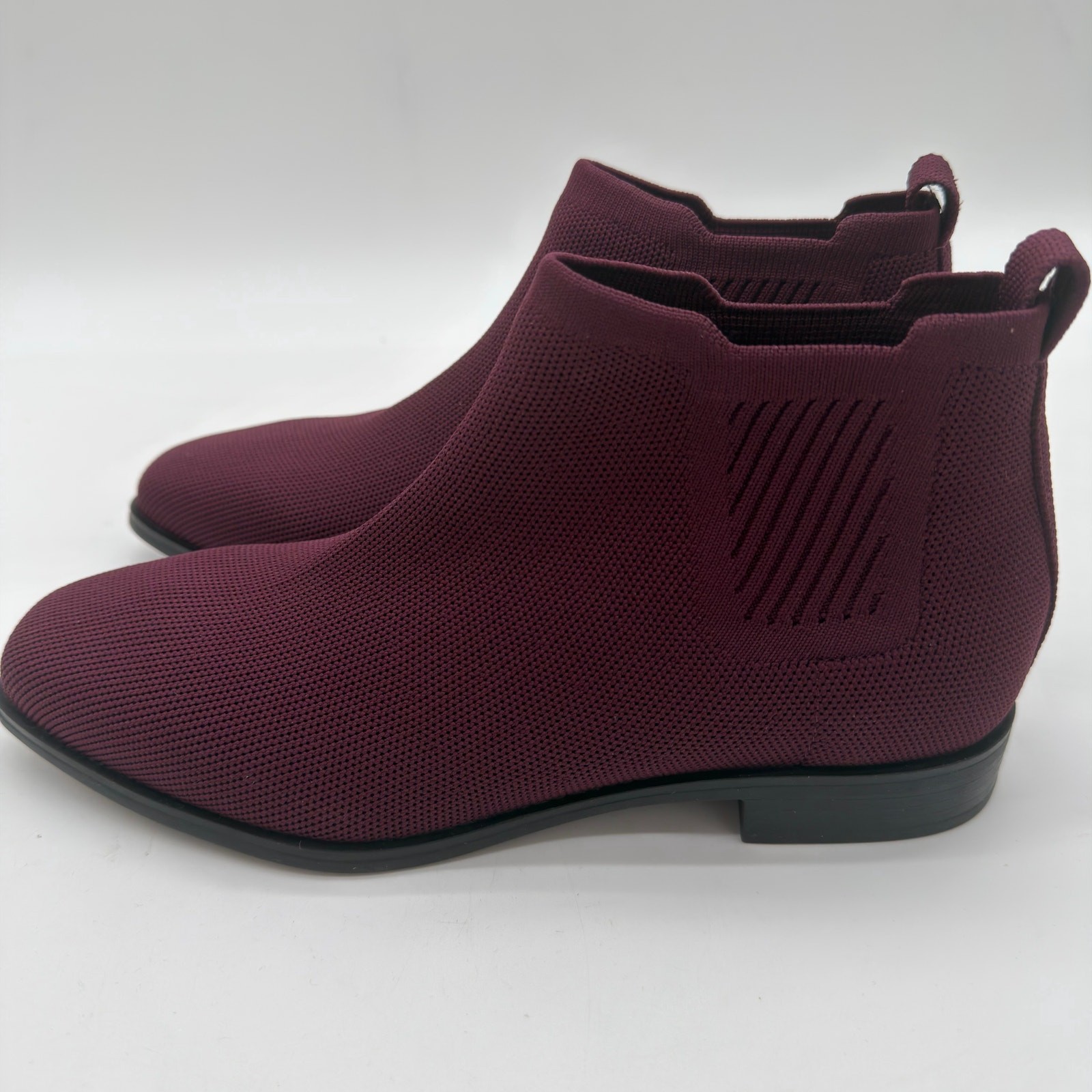 Vivaia Ryan Pro Slip On Water RPT Elegant Casual Chelsea Comfort Boot Bordeaux 8