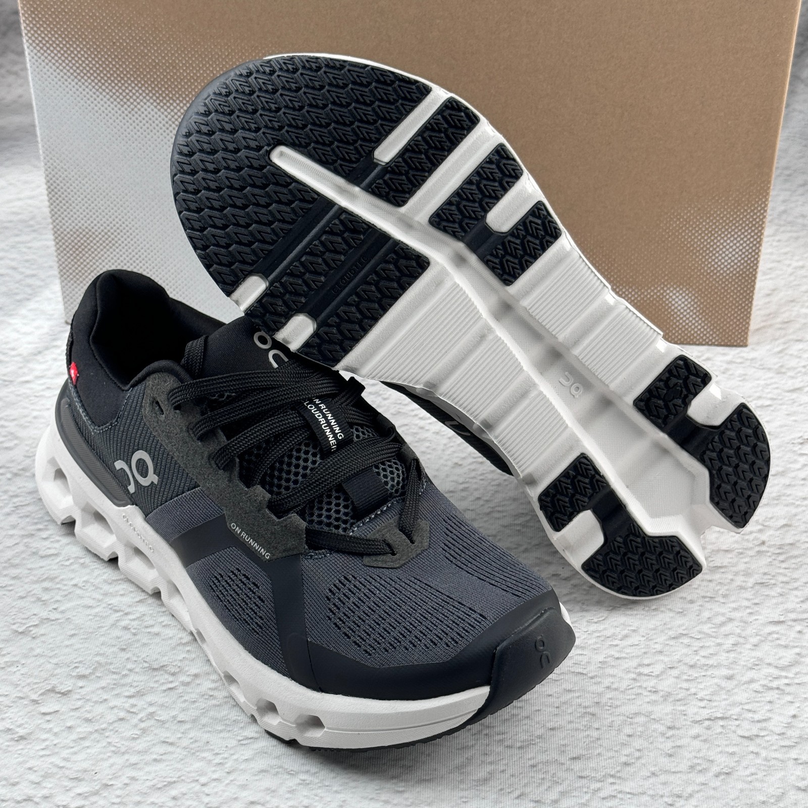 ON Cloudrunner 2 Eclipse Black Women’s Running Shoes Cushion Comfort Sneaker