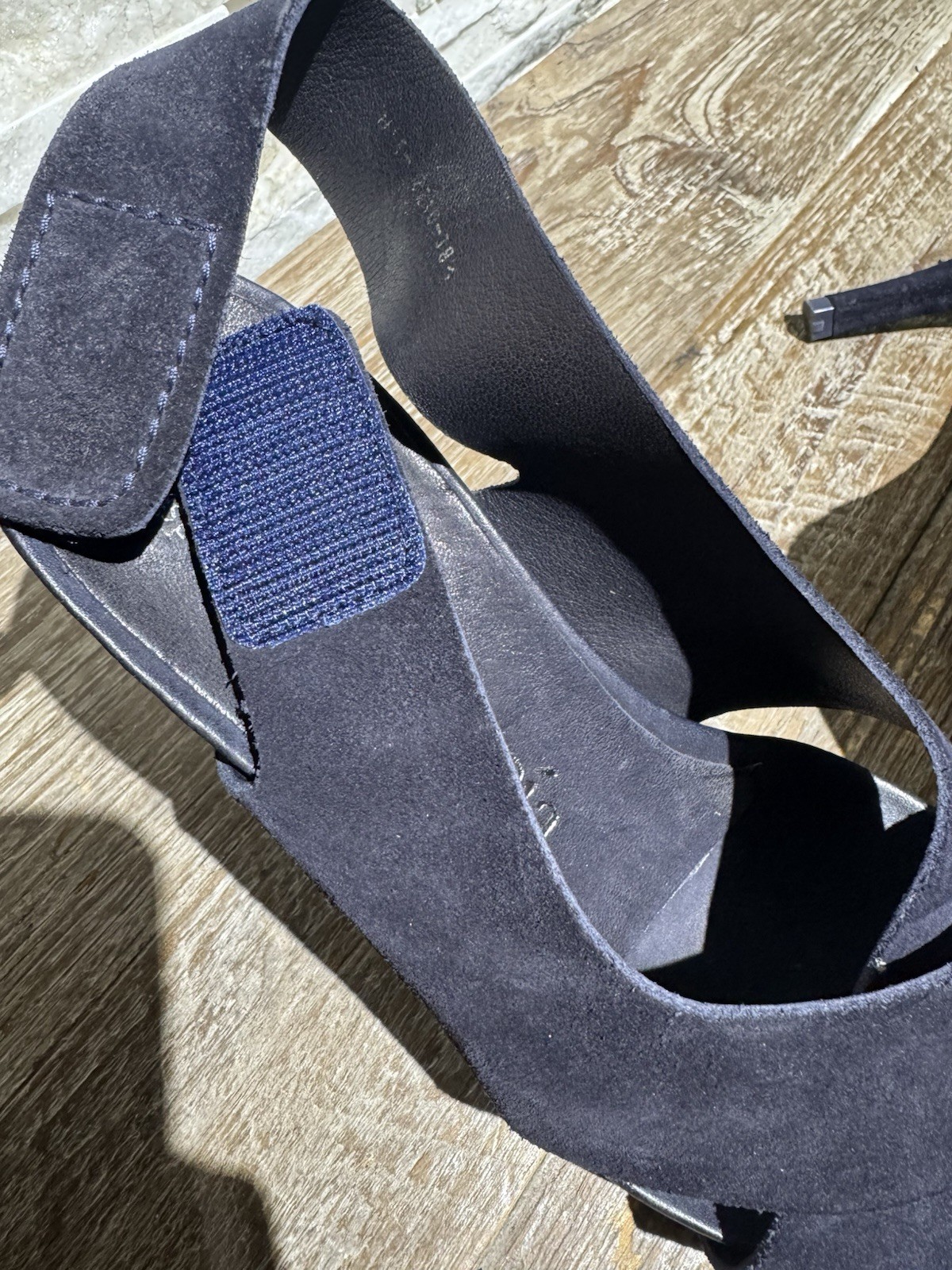 Pedro Garcia Blue Heels EUC 38.5 US 8.5 Shoes