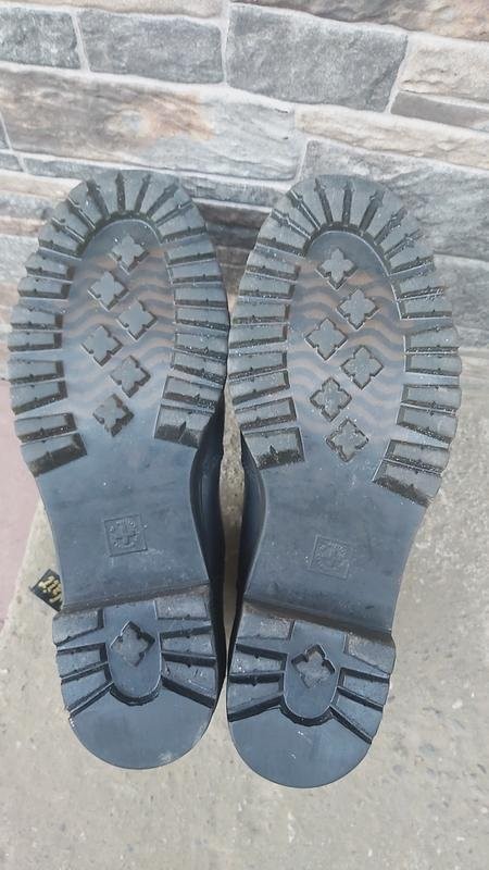 Women Dr Martens Boots Black Leather 39 #3K7M