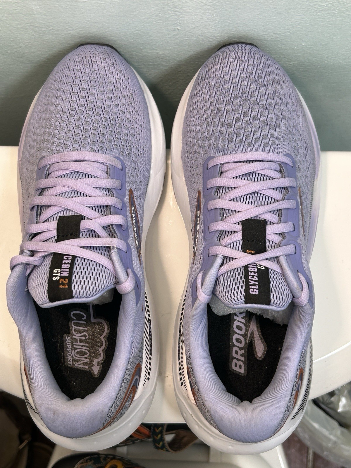 Brooks Women’s 10B Glycerin 21 Lavender Copper Medium B 1204081B544