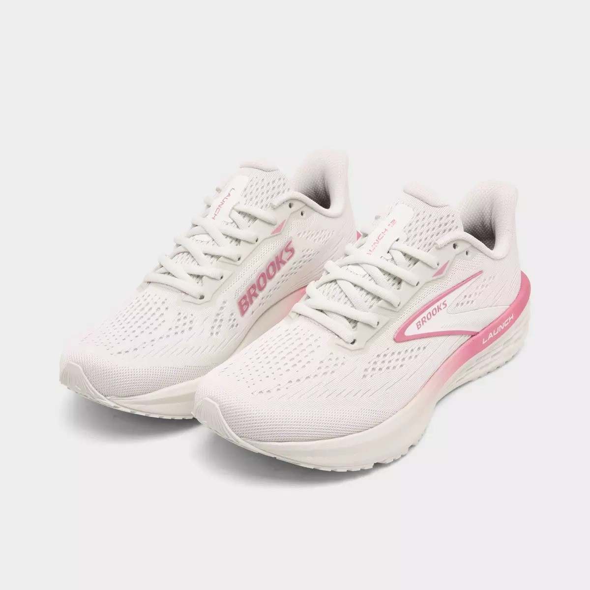 Brooks Launch 12 [1204711B103] Women Running Shoes Bluewash/Pink Size 6-10