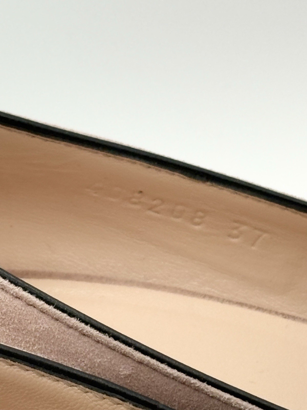 Gucci Pink Suede Fringe Marmont GG Logo Block Heel Low Heel Pumps Size EU 37