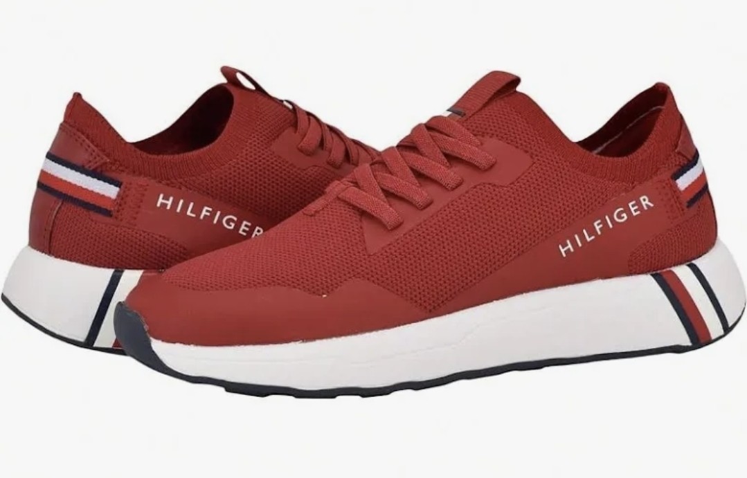 NEW Tommy Hilfiger TWArosa Womens Red 8 Slip On Sneaker Light Comfortable