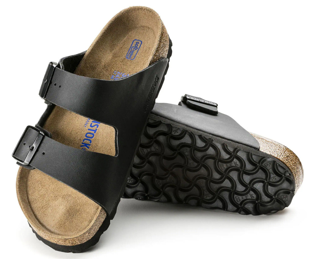 Birkenstock Arizona Black Soft Footbed Unisex Sandals – EU37‑45