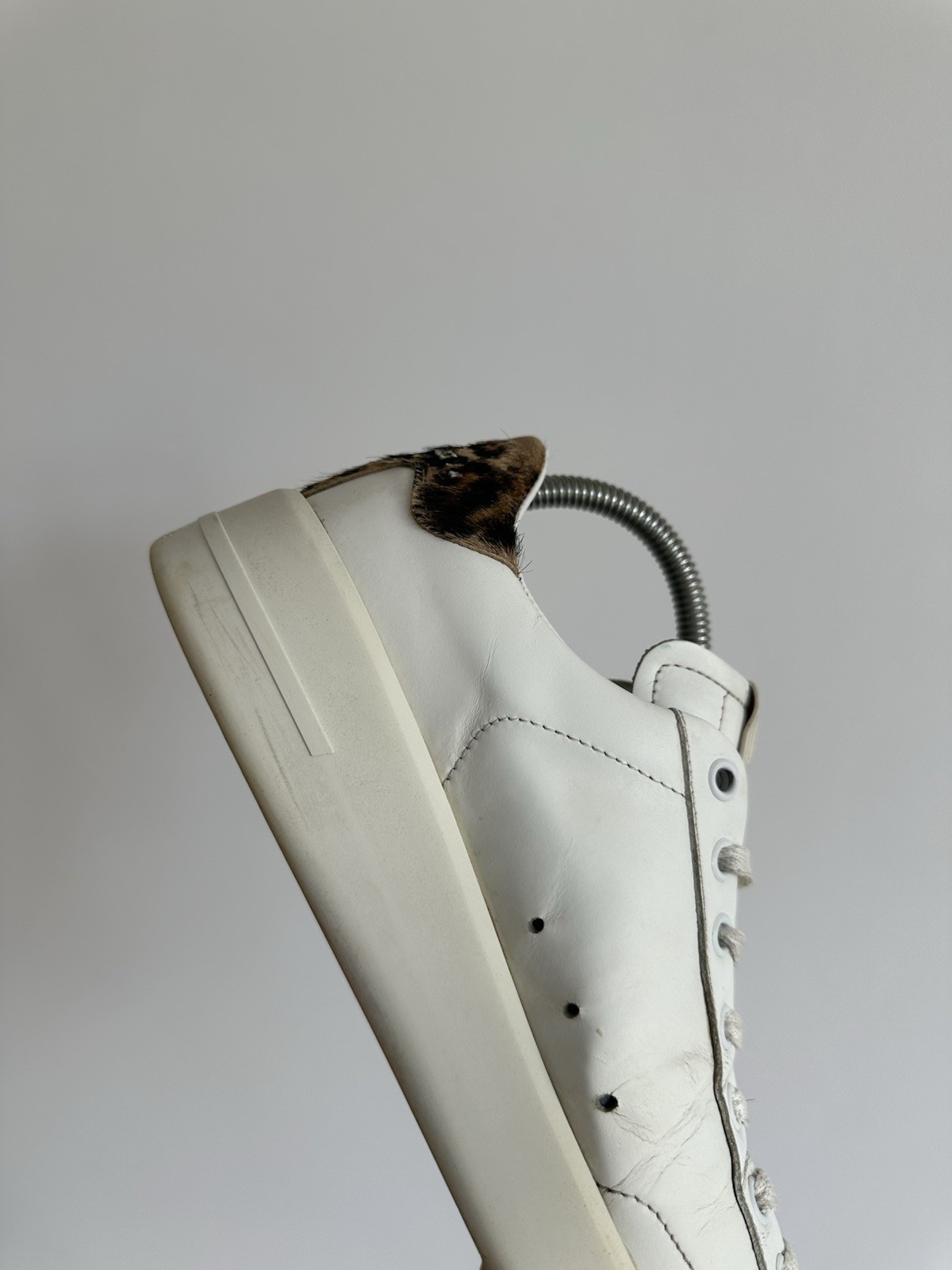 Luxury Golden Goose Pure Star White Leather Low Top Sneakers Women’s Size 38