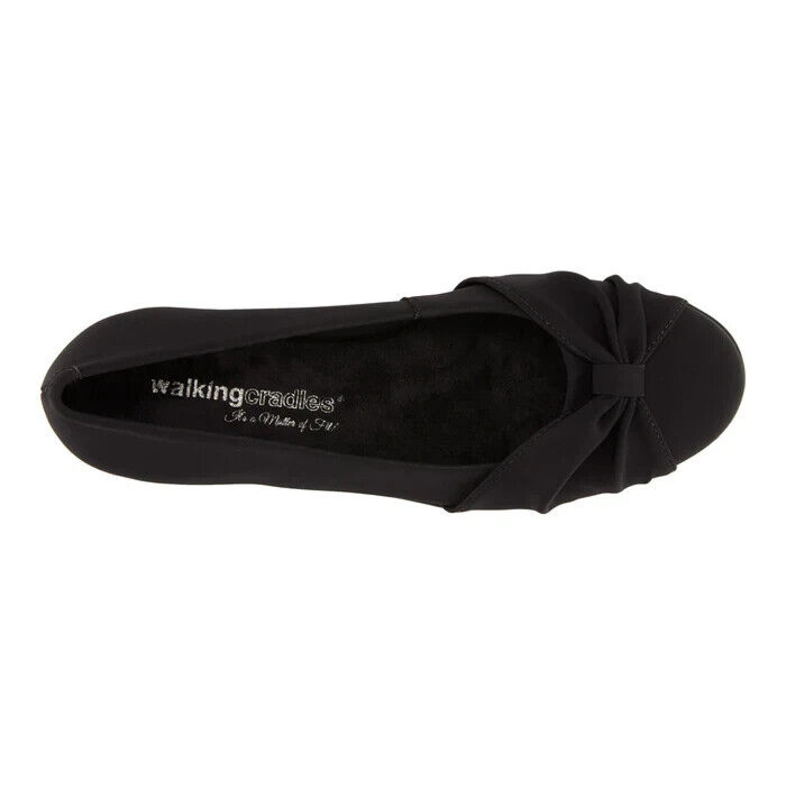NEW Walking Cradles Fall Black Stretch Ballet Flats Women’s 7