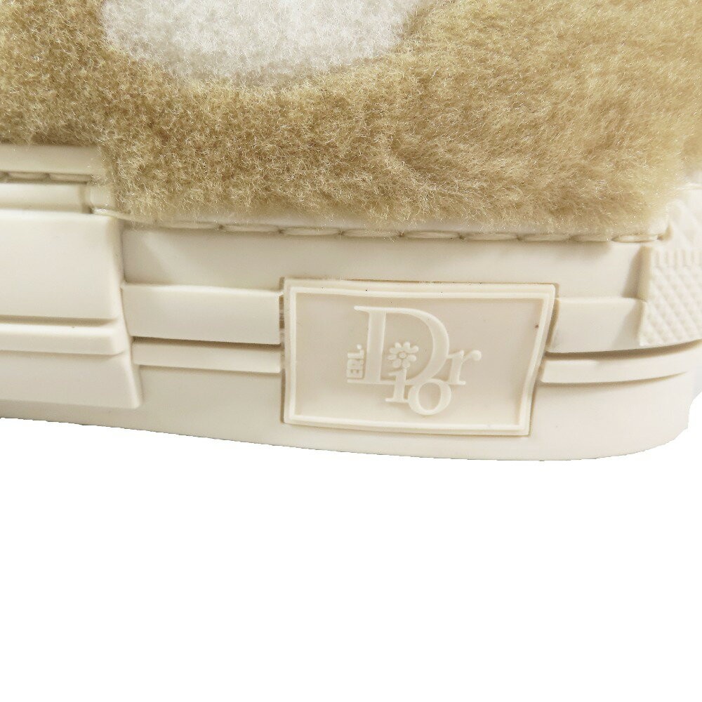 Christian Dior × ERL B23 Sneakers Shoes High-Cut EU 44 US 14 Beige White Auth