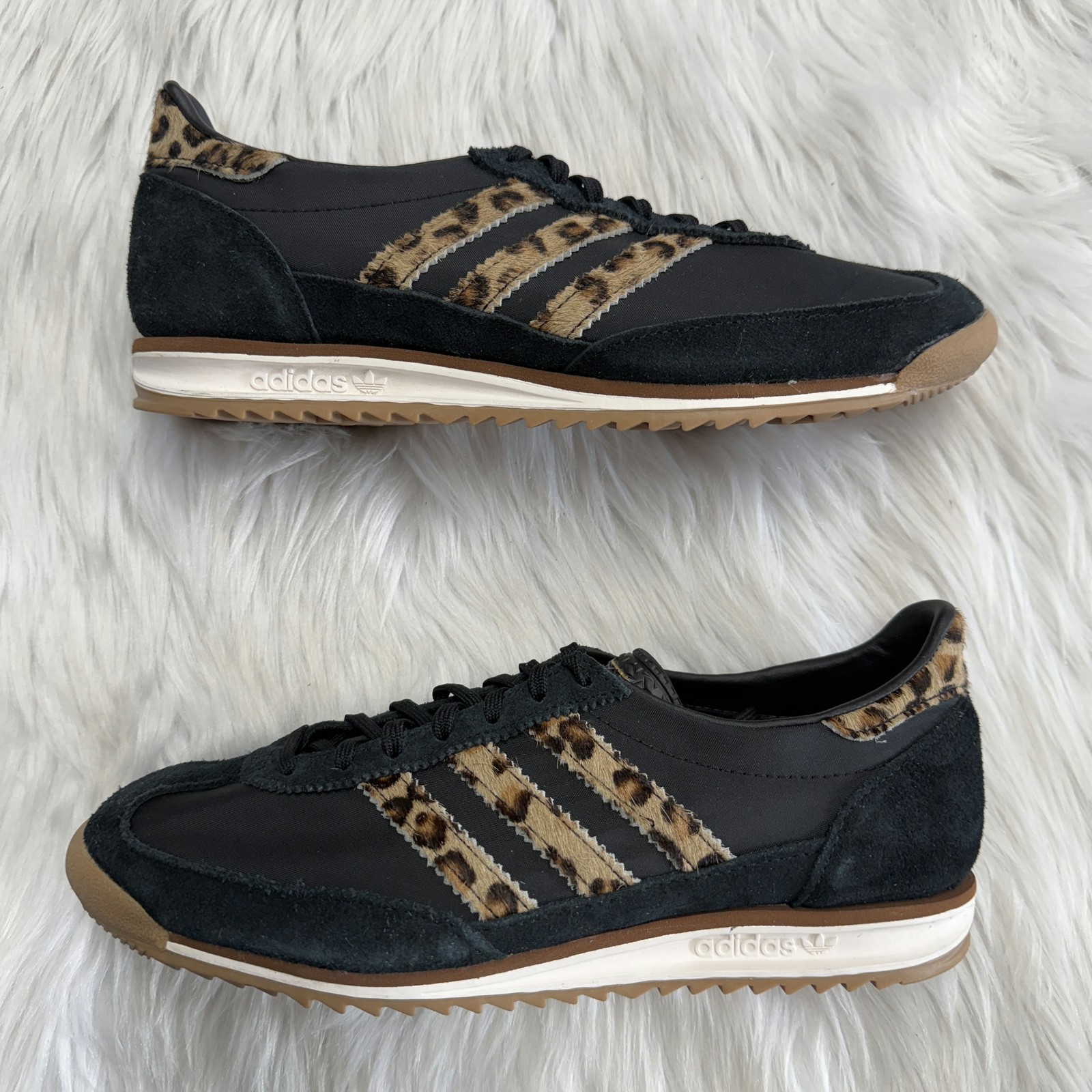 Adidas SL 72 OG Leopard Black Gum Womens JR1640 NEW Multi Sz