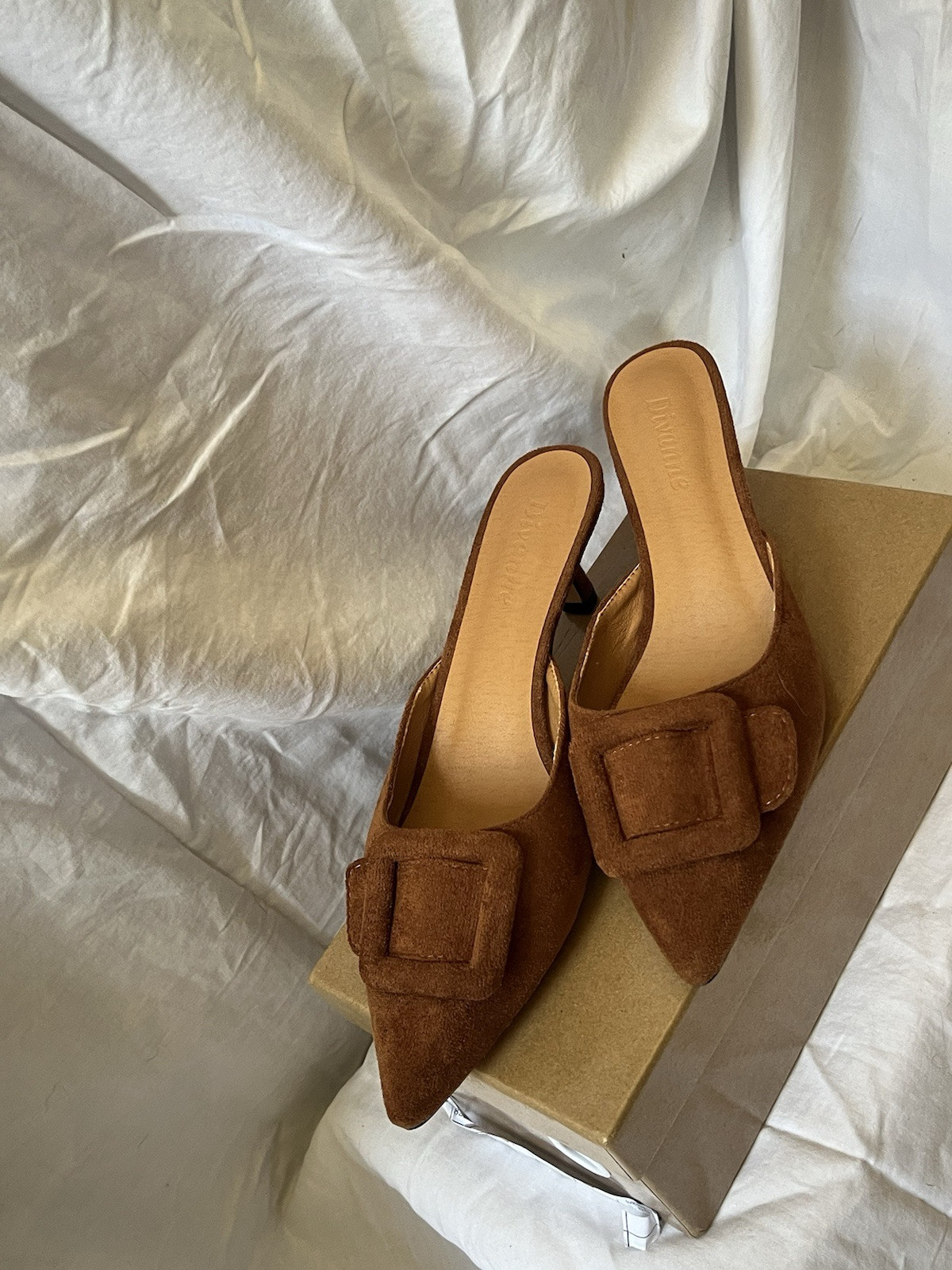 Divanne Women Heels Brown