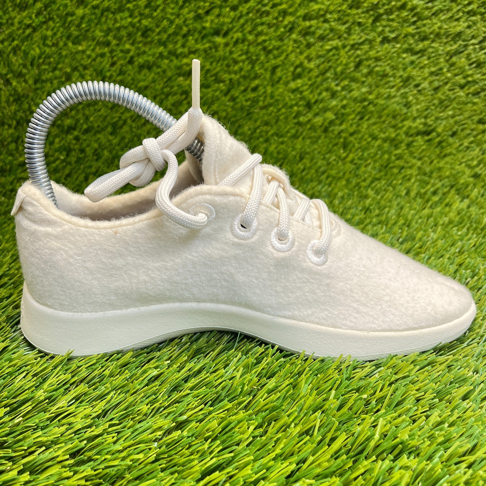 Allbirds Wool Runners Natural White Womens Size 6 Running Walking Shoes Sneakers