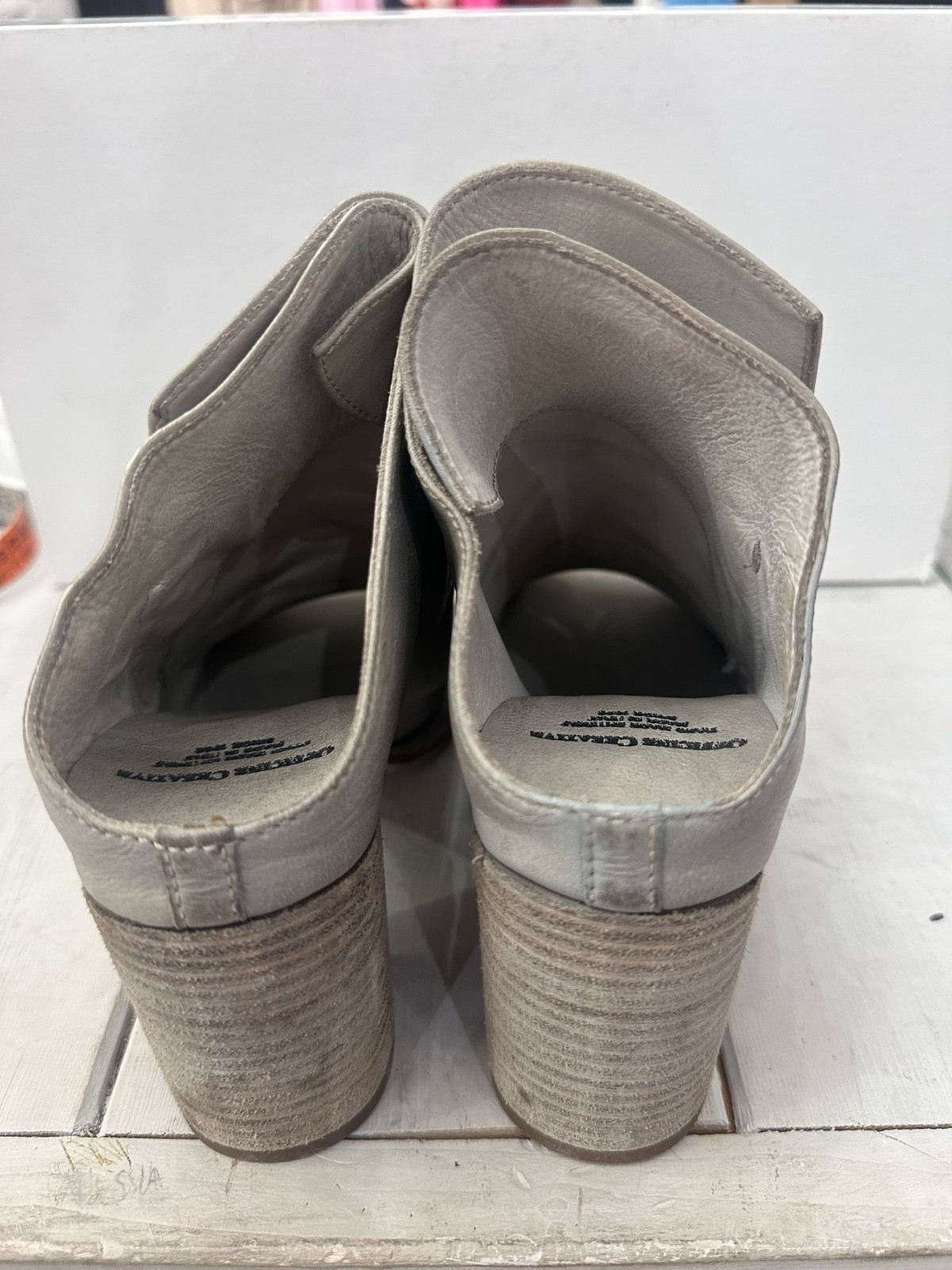 Officine Creative Ankle Boots Genuine Leather Woman SizeEu37 Beige Heel 3 1/8in