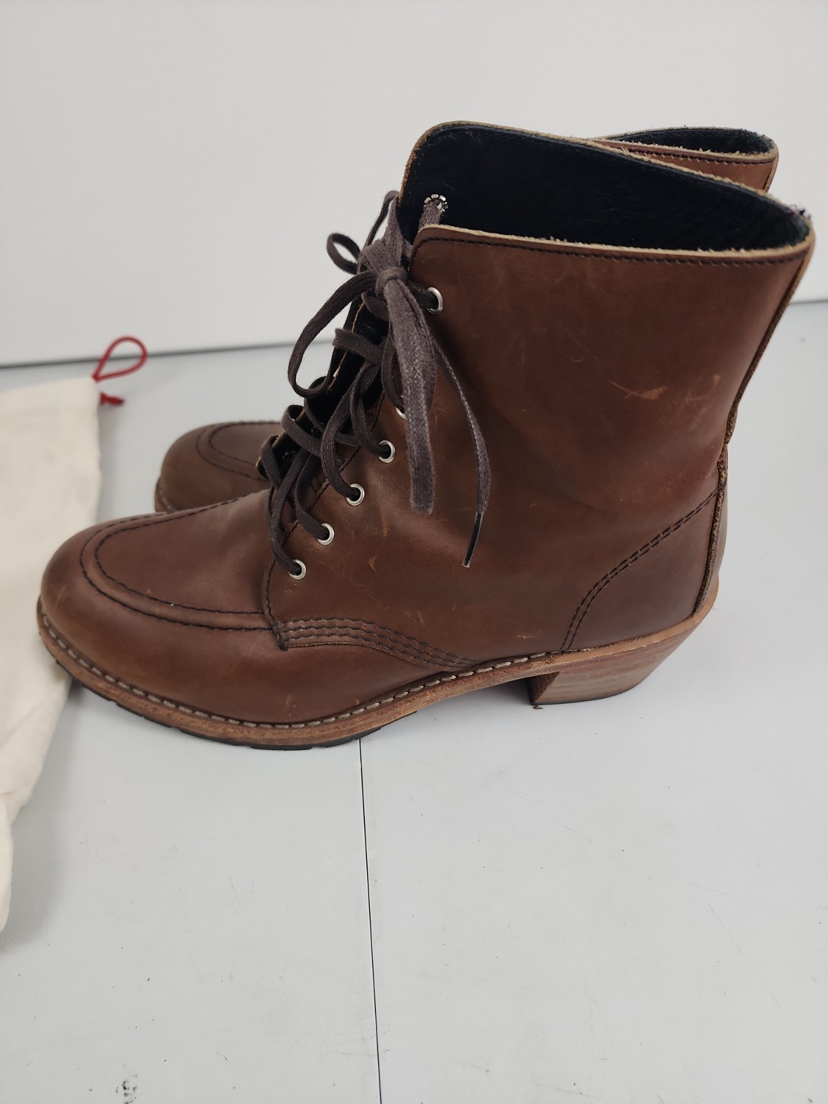Red Wing Clara Boots Amber 3406 Women’s 8.5 B Brown Heeled USA
