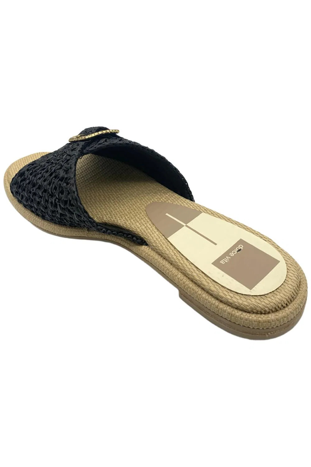 Dolce Vita Women’s Alonzo Buckle Slide Sandals Onyx