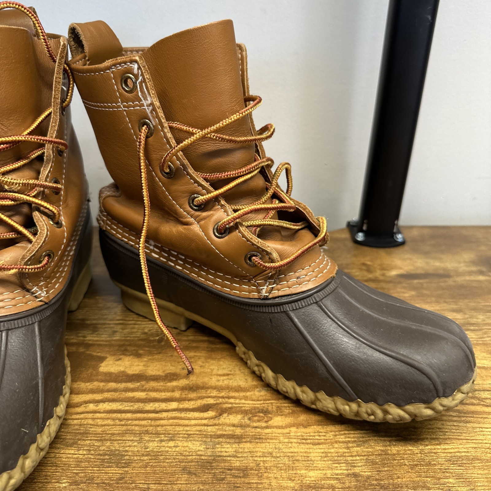 Vintage LL Bean Women’s Unlined Maine Hunting Shoe Duck Boots USA Made Size 9
