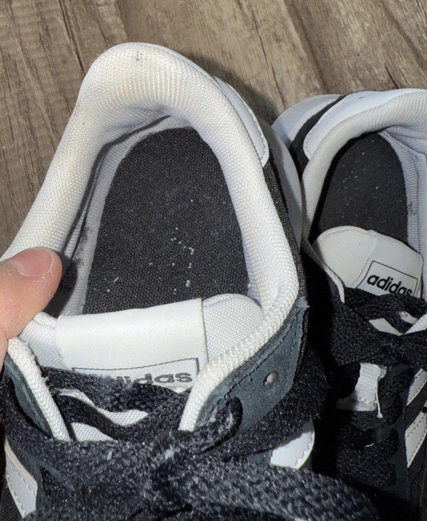 Adidas Run 60’s 2.0 Women’s Black/White Running Shoes Size 6