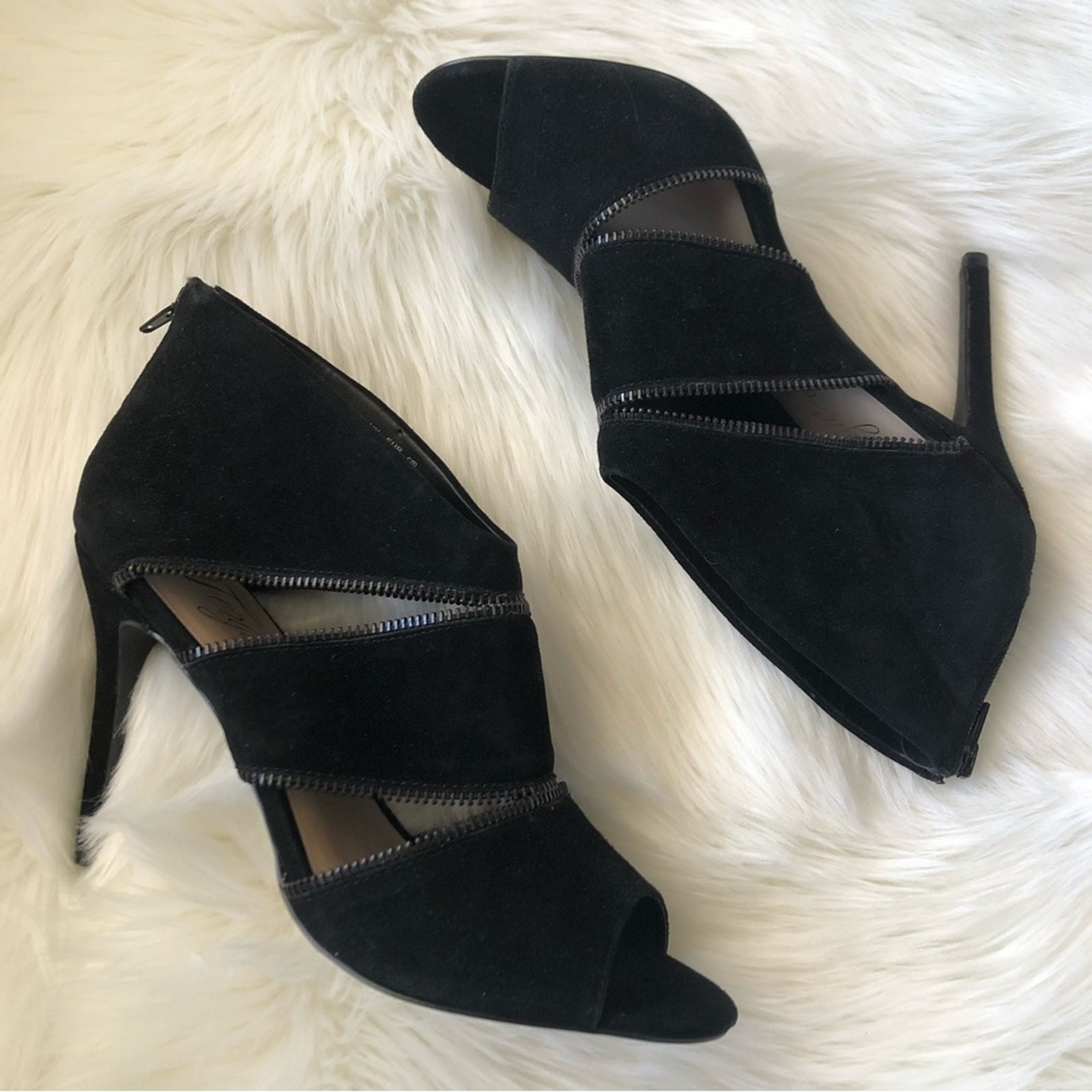 Fergie Amelia Suede High Heeled Sandals 10