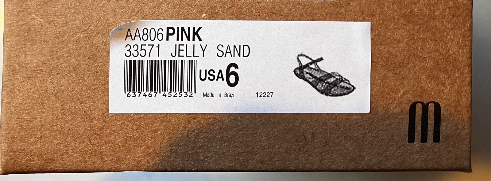 Melissa FUCHSIA PINK. Jelly SANDALS. Ankle Strap. WOMENS’ Size 6. New in Box