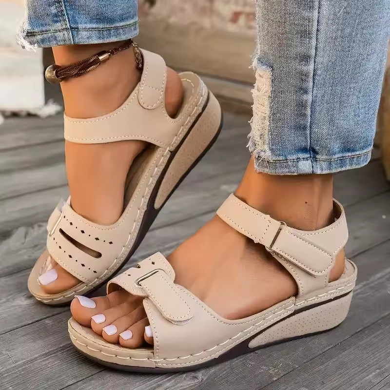 2026 NEW Women’s Orthopedic Wedge Sandals Soft Sole Comfort Summer Walking Shoes