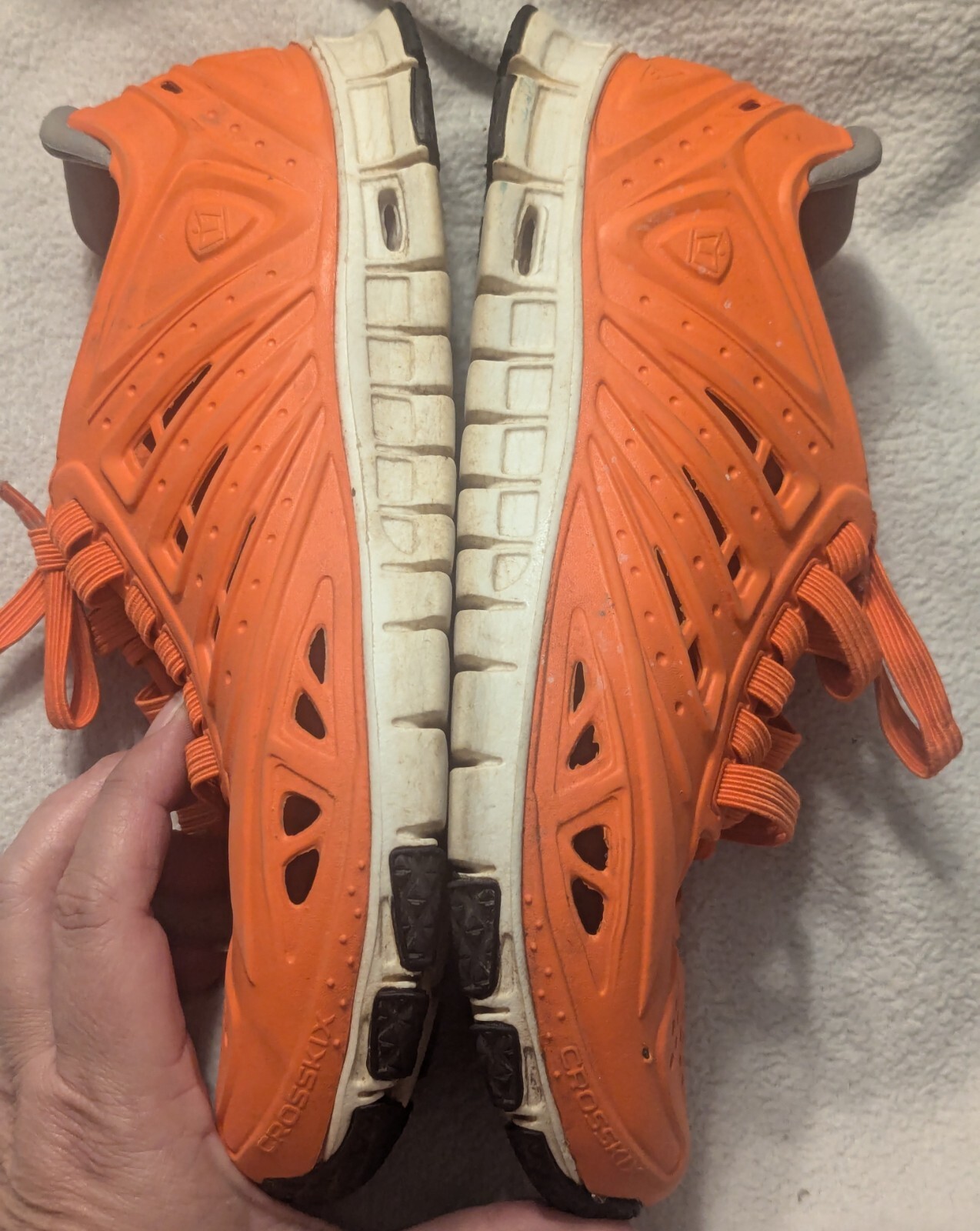 Crosskix APX Composite Foam Slip-Resistant Athletic Outdoor Sneakers  Orange 7