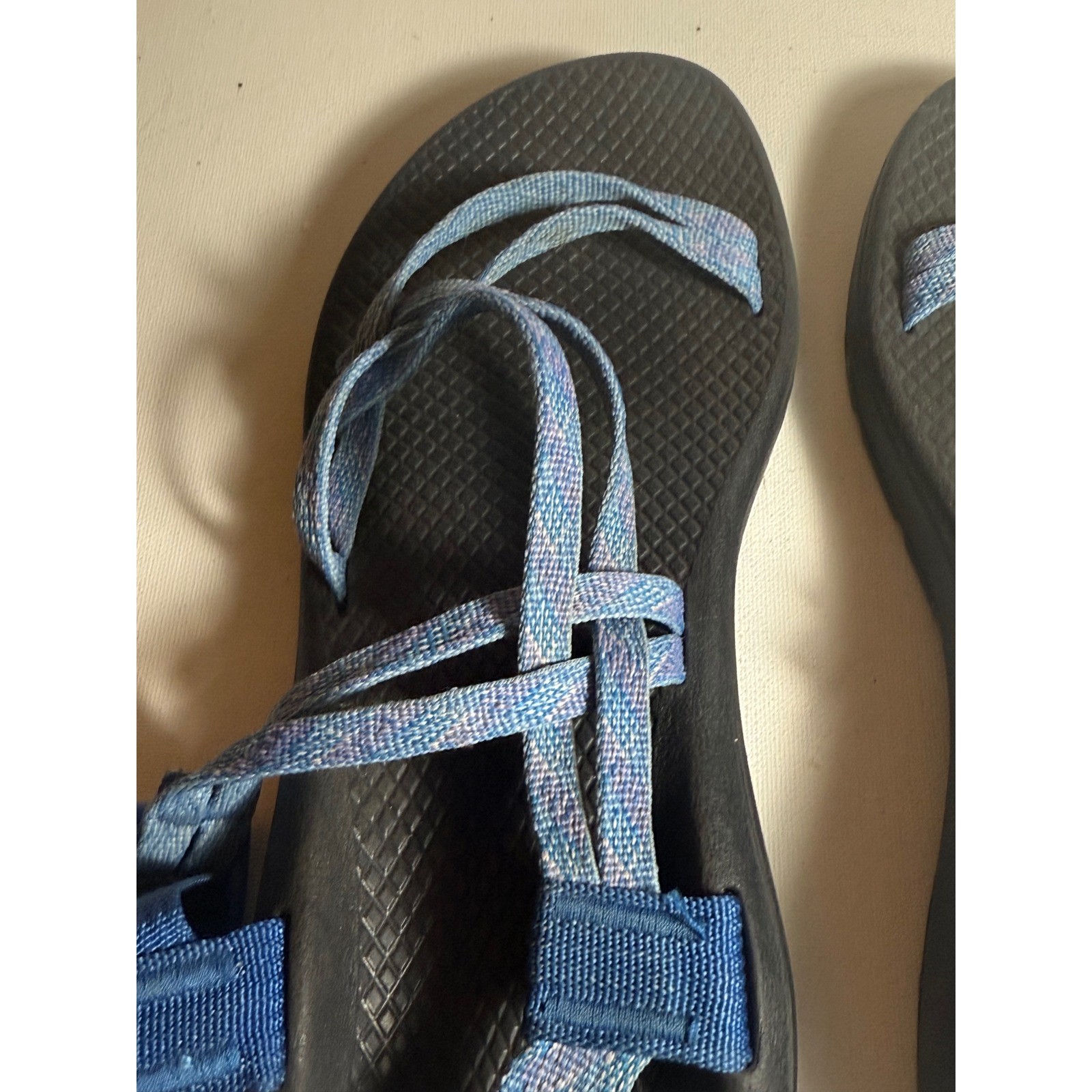 Chaco Sports Classic ZX1 Braid Blue Water Beach Sandals Womens Size 9 EUC
