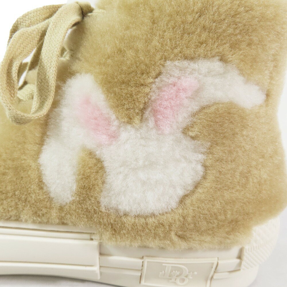 Christian Dior × ERL B23 Sneakers Shoes High-Cut EU 44 US 14 Beige White Auth