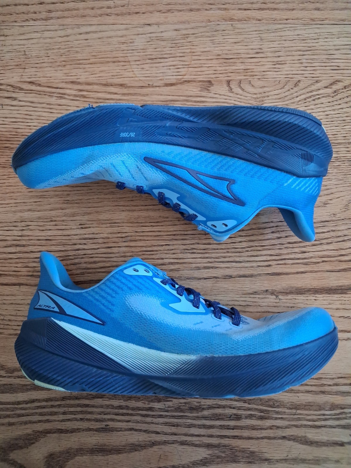 Altra Experience Flow Womens Sz 9 Blue Road Race Running Shoes Sneakers