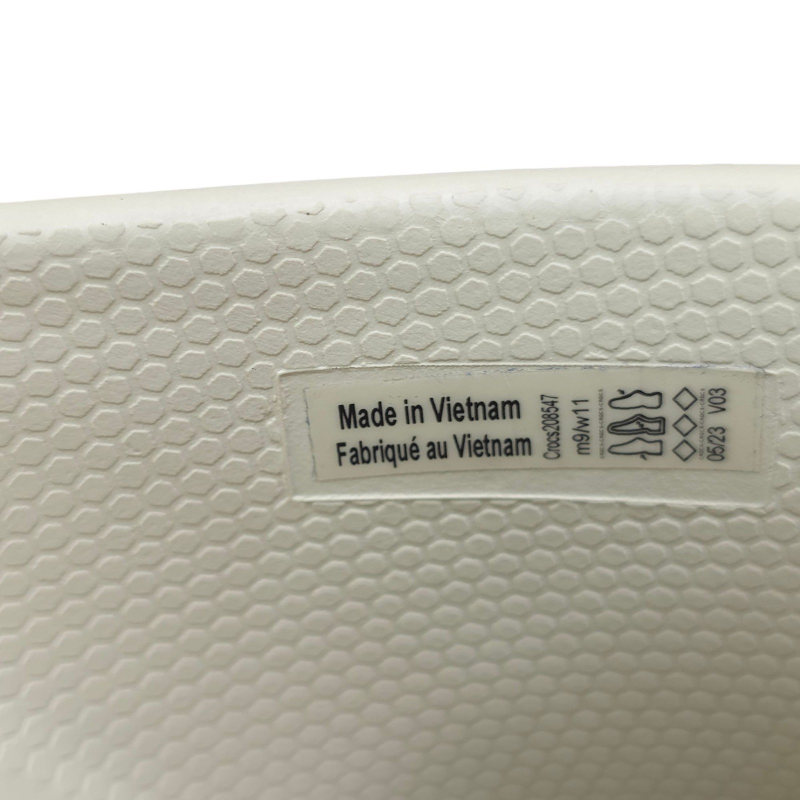 Crocs Siren Clog M9/W11 Cream Platform Slip-On Shoes 3 1/2″ Heel