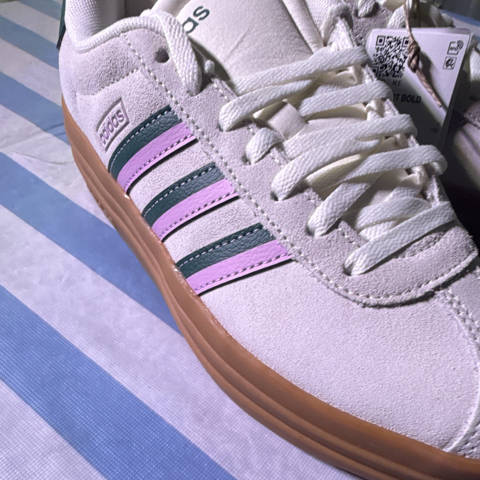 Adidas VL Court Bold Shoes – Platform Gum Sole – Women’s US 6.5 / UK 5 / EU 38 (