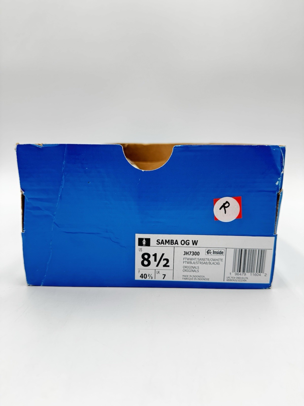 Adidas Women’s Samba OG Originals Size 8.5 White/Tan |JH7300|