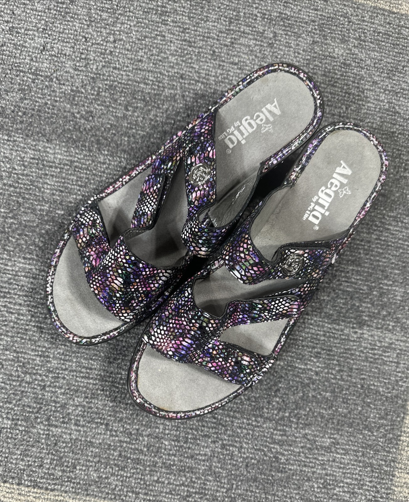 Alegria Lot 299 Loti Funtastic Fashion Wedge Sandals Women’s EU 41 – US 10/10.5