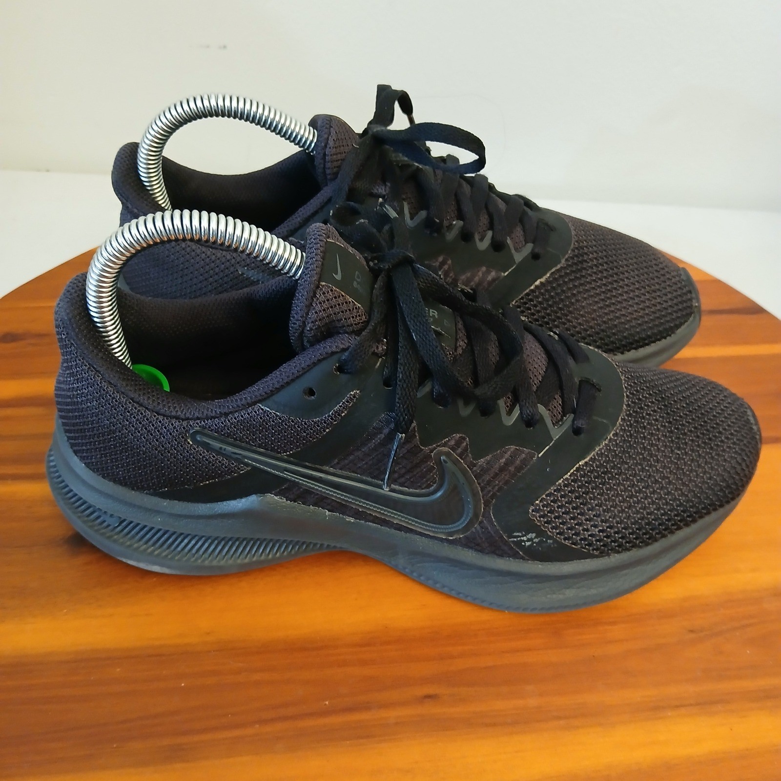 Nike Downshifter 11 Womens 7.5 Black Mesh Running Shoes Sneakers CW3413-003