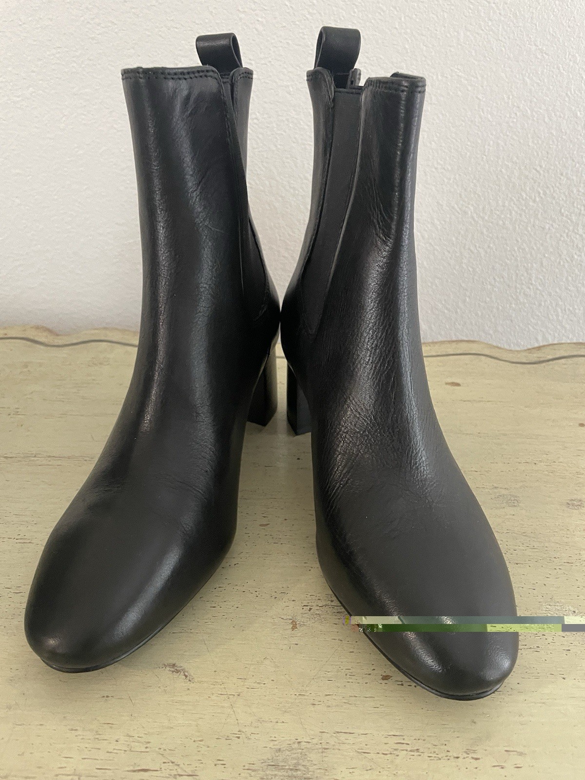 Madewell The Sylvia Chelsea Boot in True Black Size 7 NWOB $228 NX087