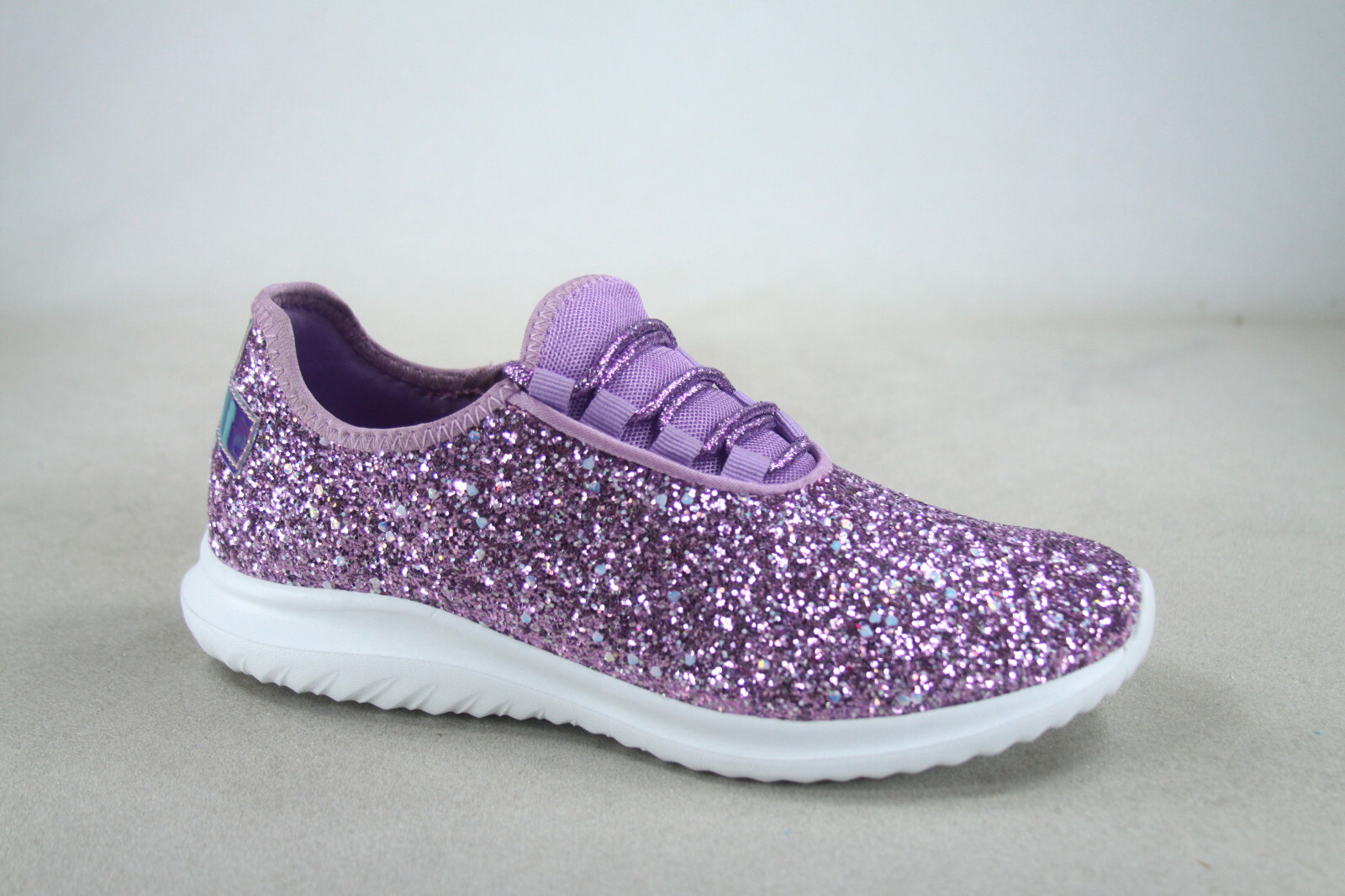 Women’s Fashioin Glitter Sparkly Lightweight Metallic Tennis Sneaker Shoes NEW