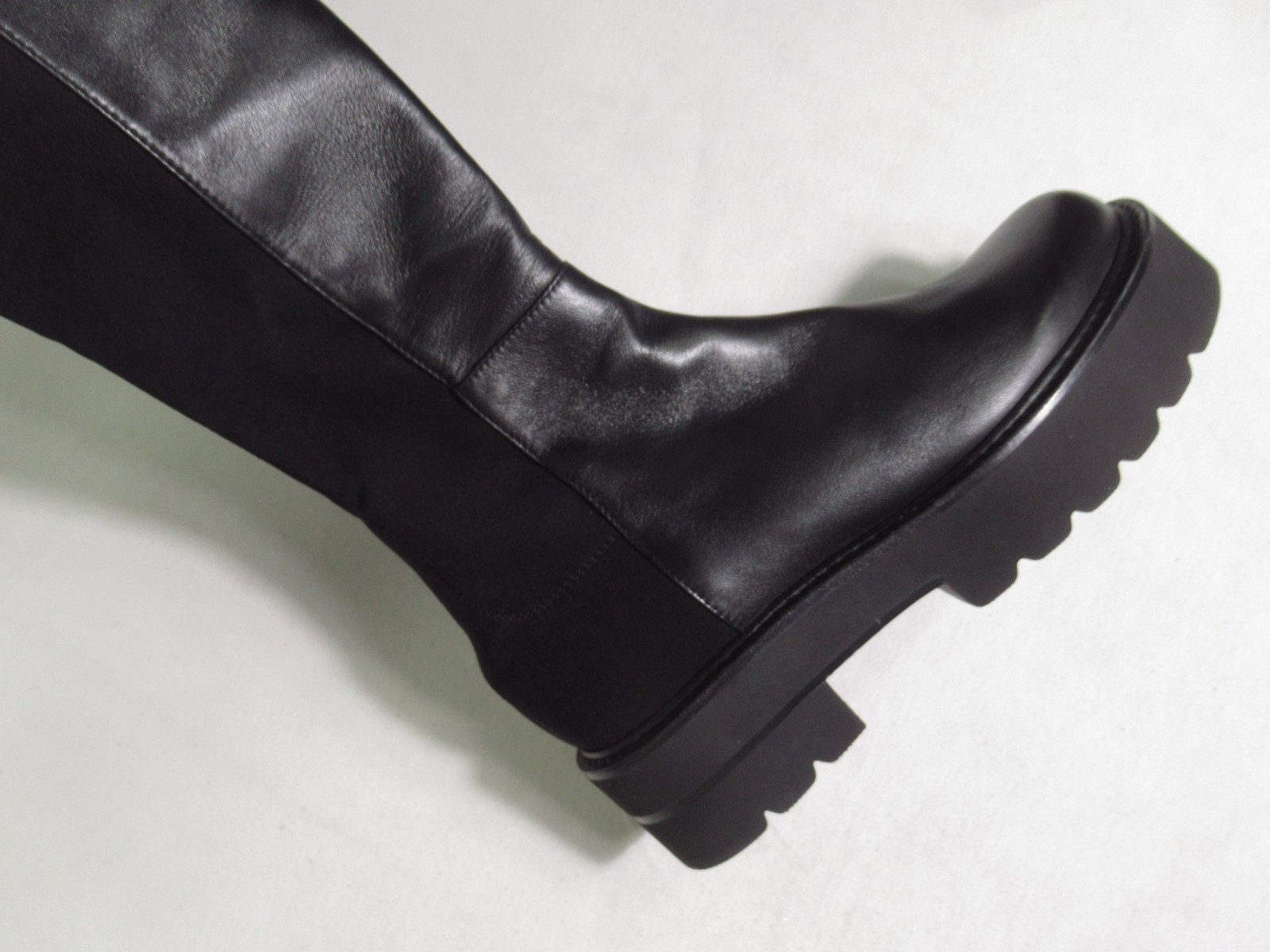 Stuart Weitzman 5050 Ultralift Boot Nappa Leather Stretch Womens US 6.5 and 7