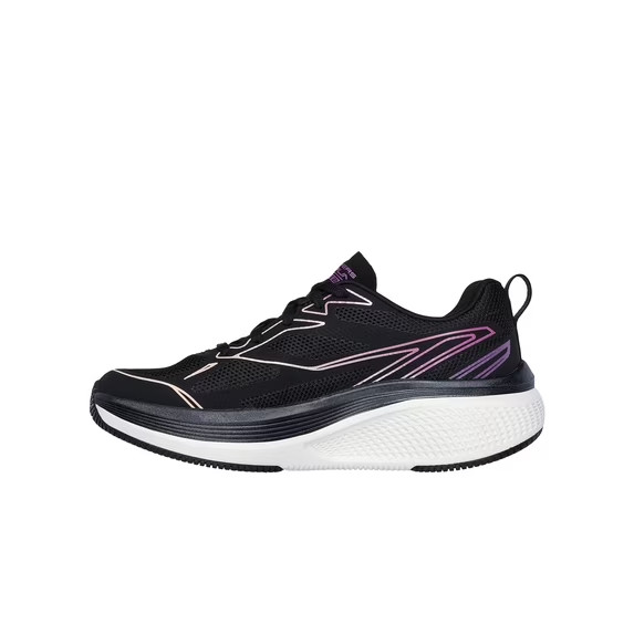 Skechers Women’s Go Run Elevate 2.0 – Allaire Sneaker Black Synthetic/Purple Tri