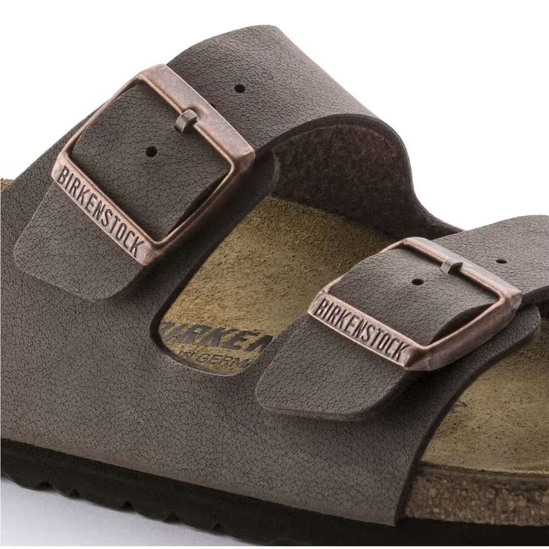 Birkenstock Arizona Stone Mocha Birko-Flor Comfort Sandals EU37-45