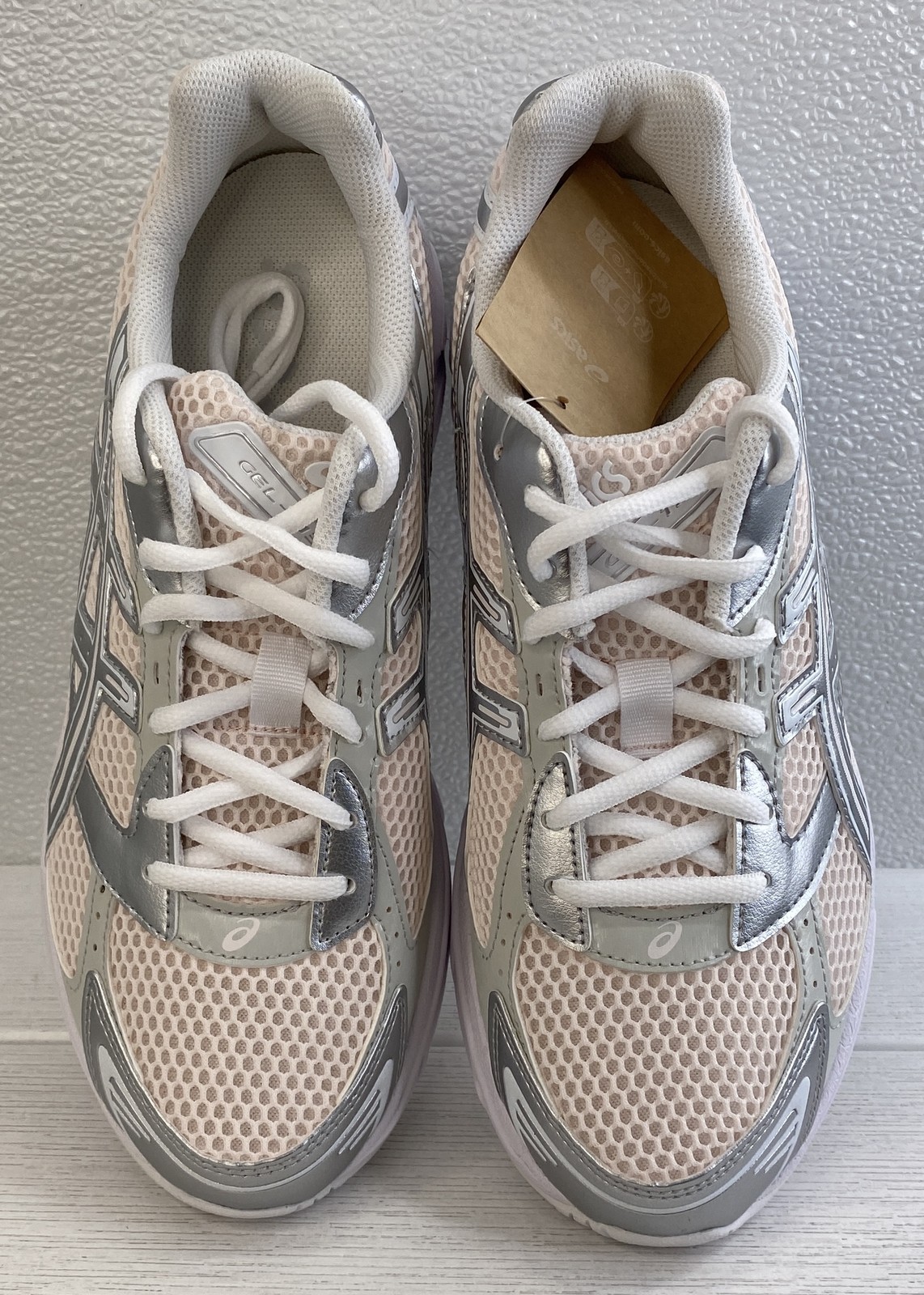 Asics Gel-1130 Unisex Size M8.5 W10 Blush/Pure Silver Mesh Athletic Sneakers