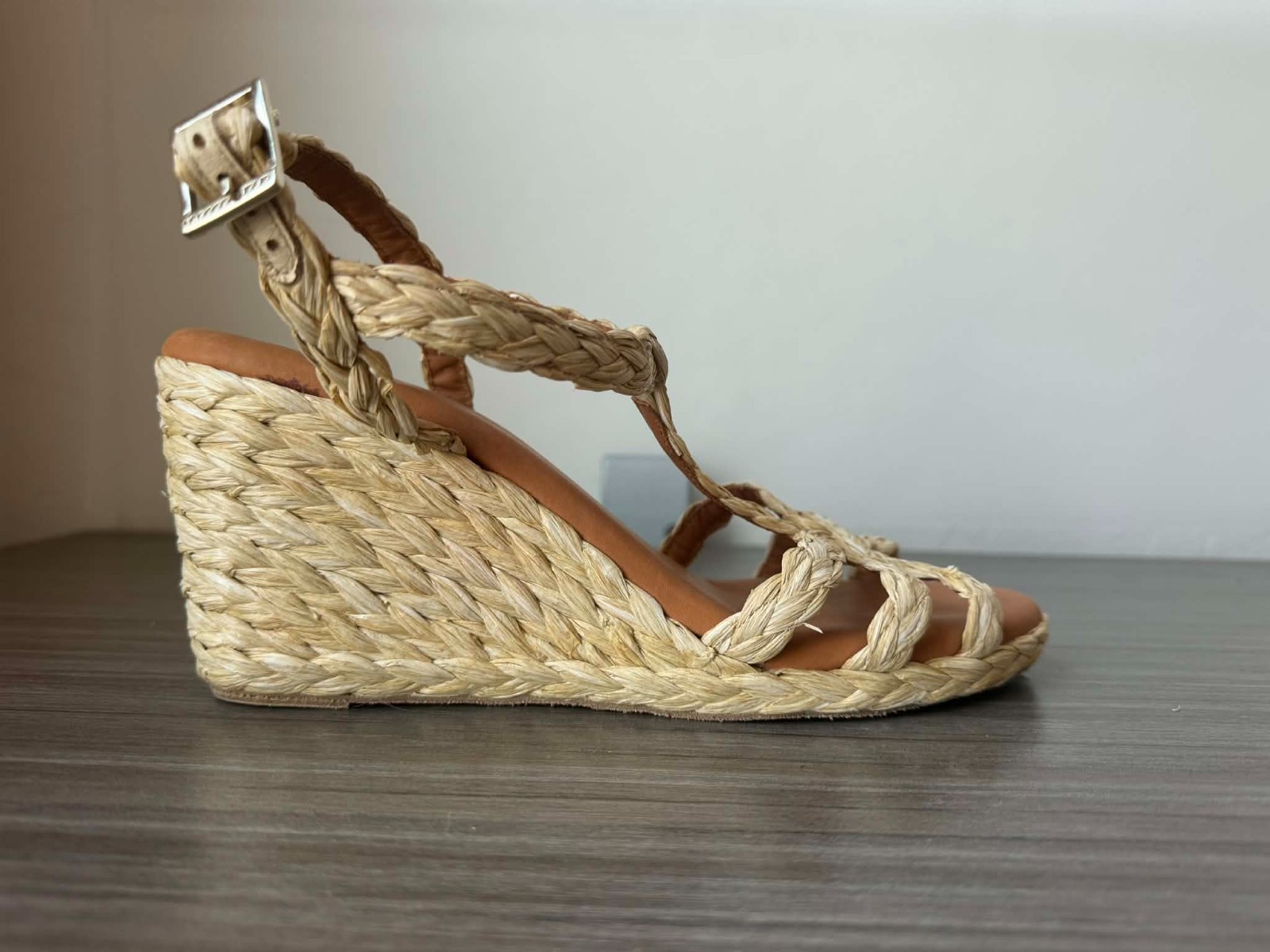 André Assous Madina Espadrille Wedge Shoes Women’s Size EU 36 US 5.5 $279