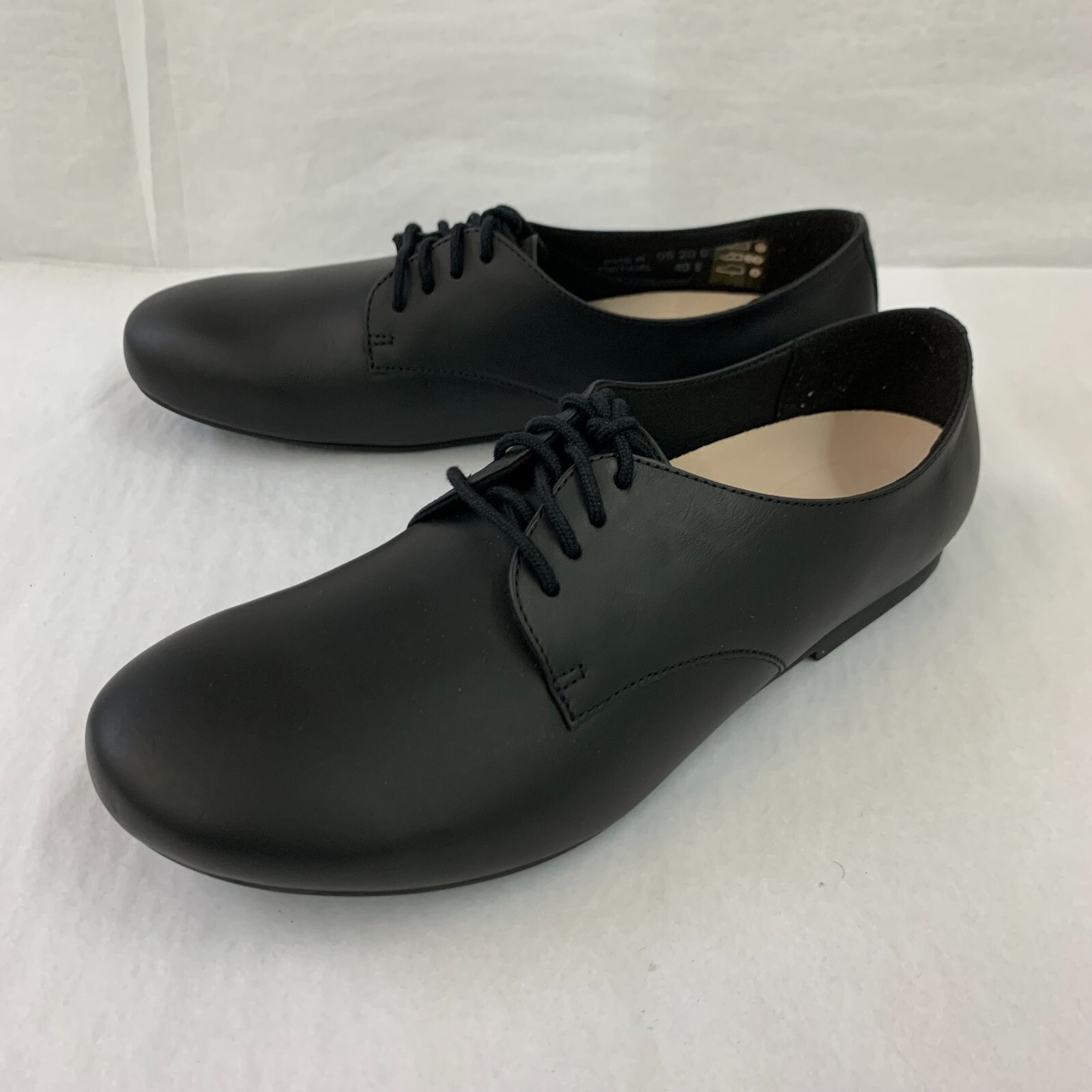 Birkenstock New w/o Box Saunders Black Natural Leather Narrow Width Select Size