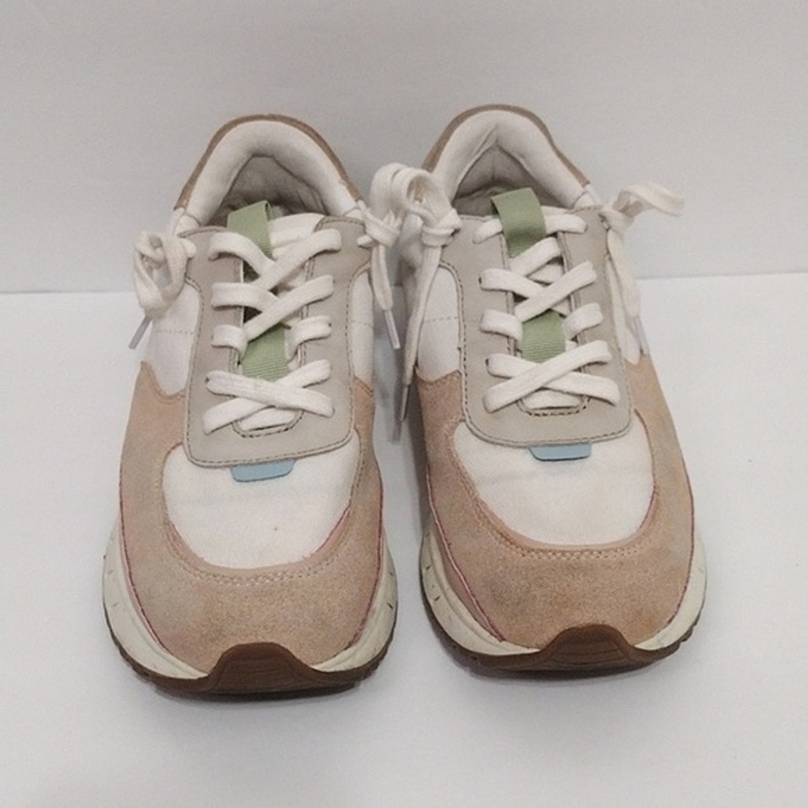 Madewell Women’s Kickoff Trainer Platform Pastel Colorblock Sneakers US 6.5