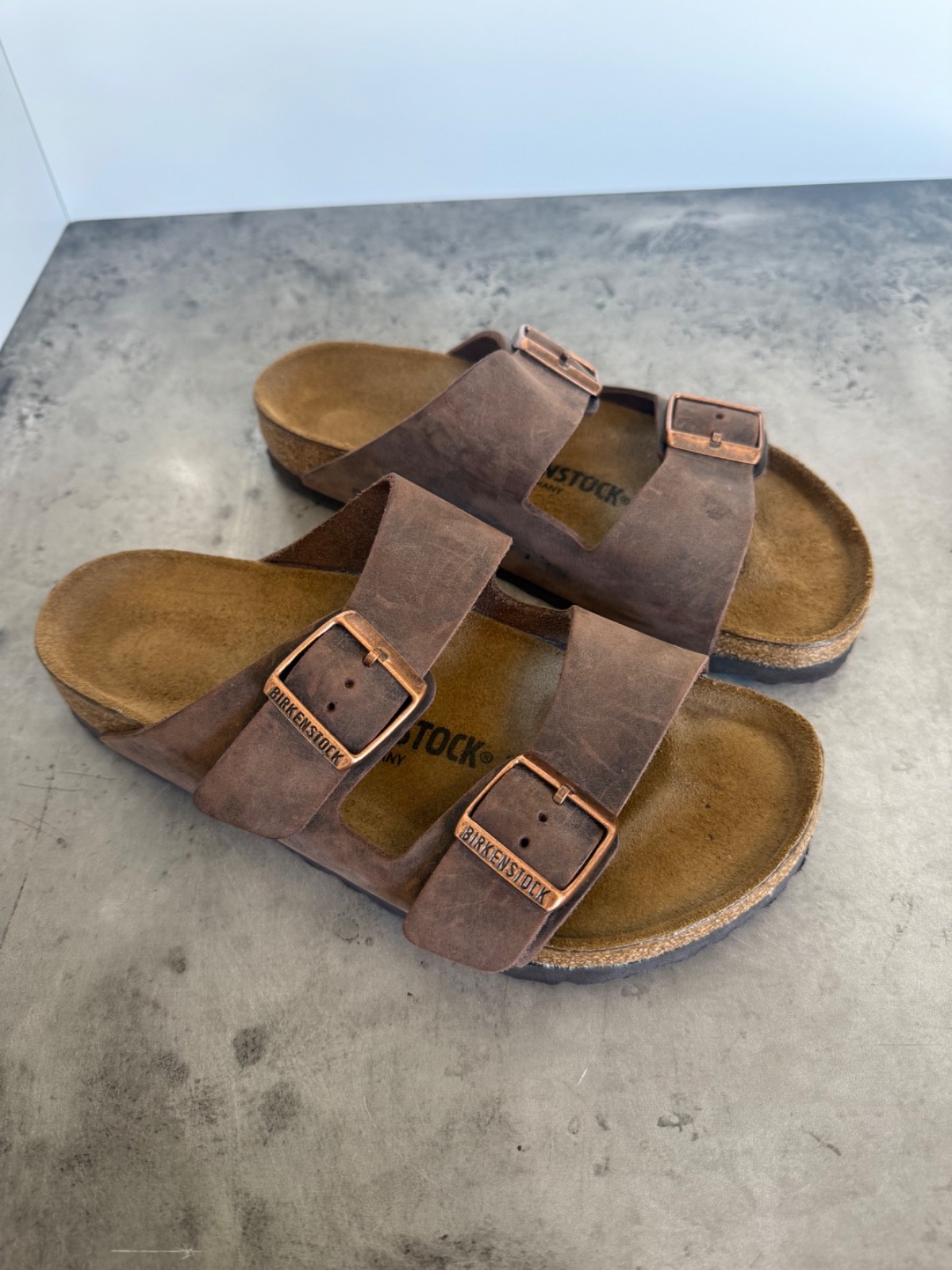 Birkenstock Arizona Habana Oiled Leather EU 37 / Size 6-6.5 (Narrow) – Worn Once