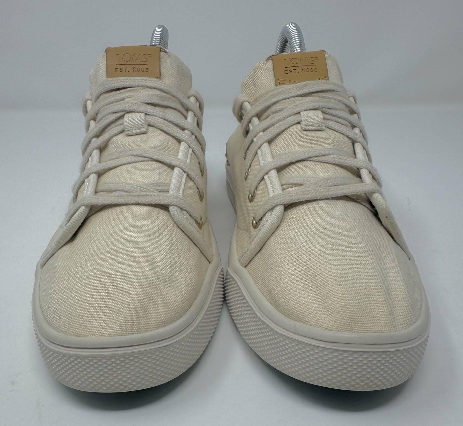 Size 7.5 – Tom’s trvl lite Women Canvas Beige Walking Lightweight Casual Daily