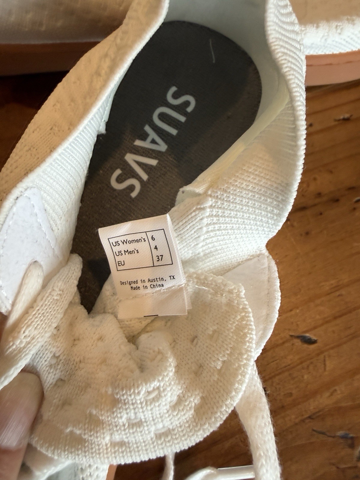 NIB Suavs The Zilker Gum Marshmallow Slip-on Shoes Women’s 6 EU 37