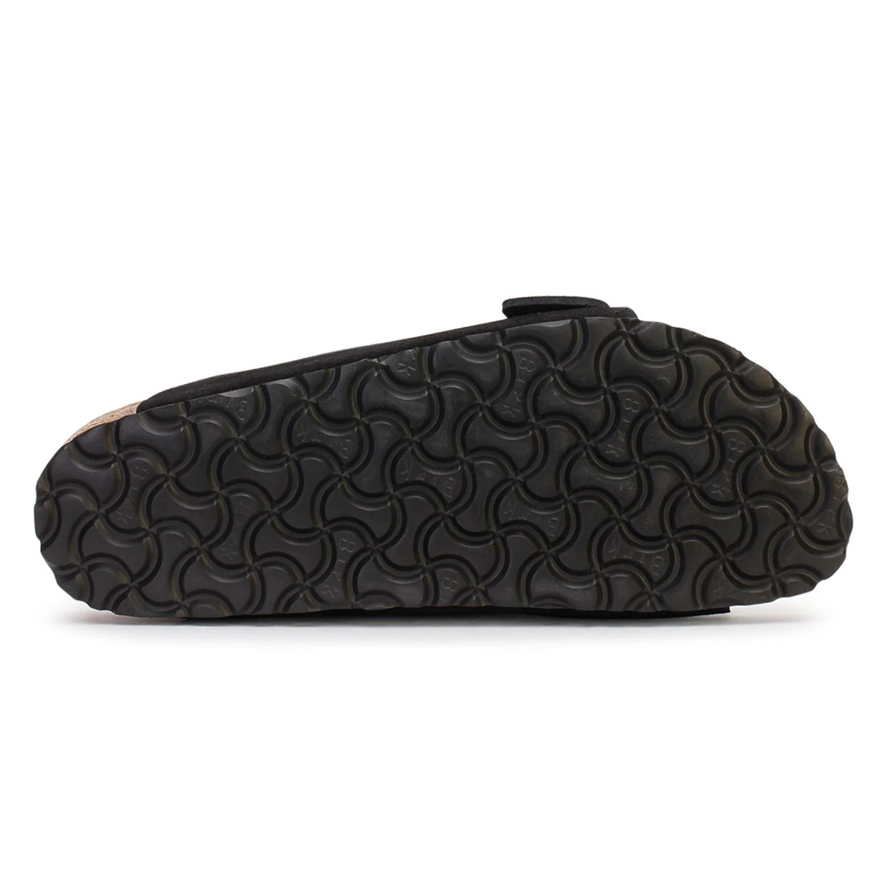 Birkenstock Arizona Black Classic Suede Soft Footbed Sandals Women’s Shoes