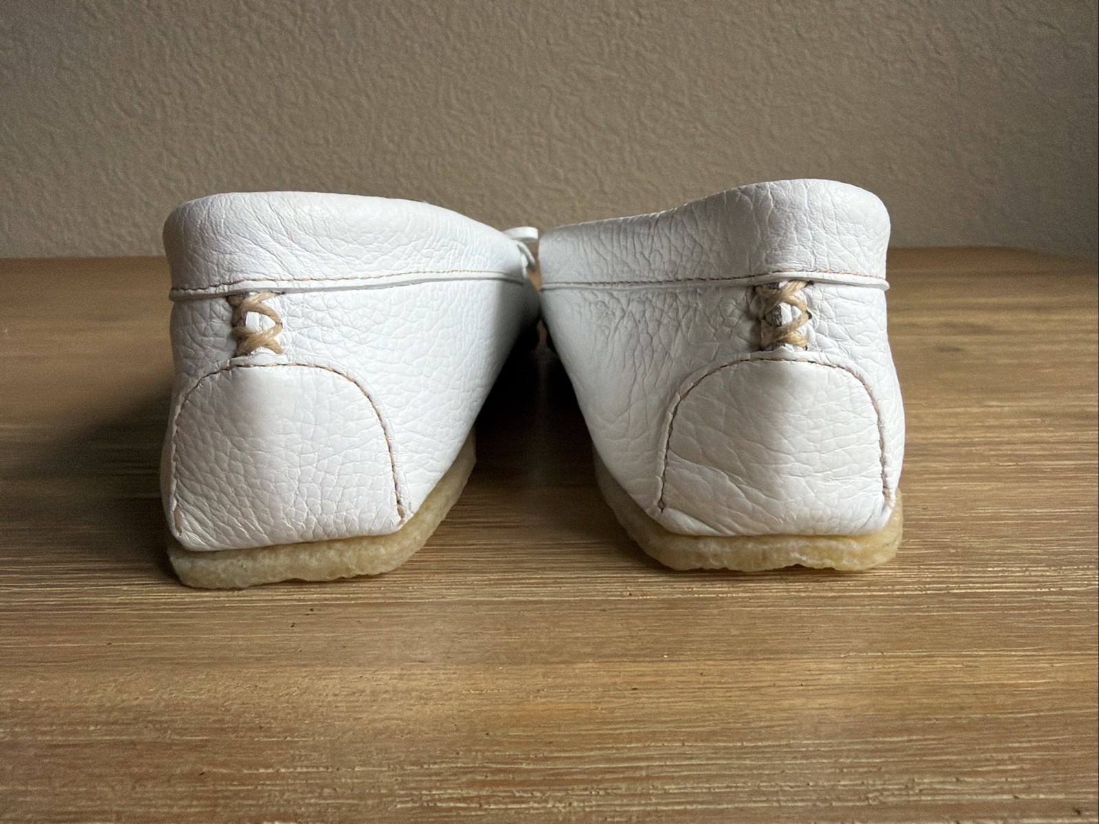 J Crew Soft Unlined Leather Loafer Moccasins Loafers Ivory White Women’s Size 9