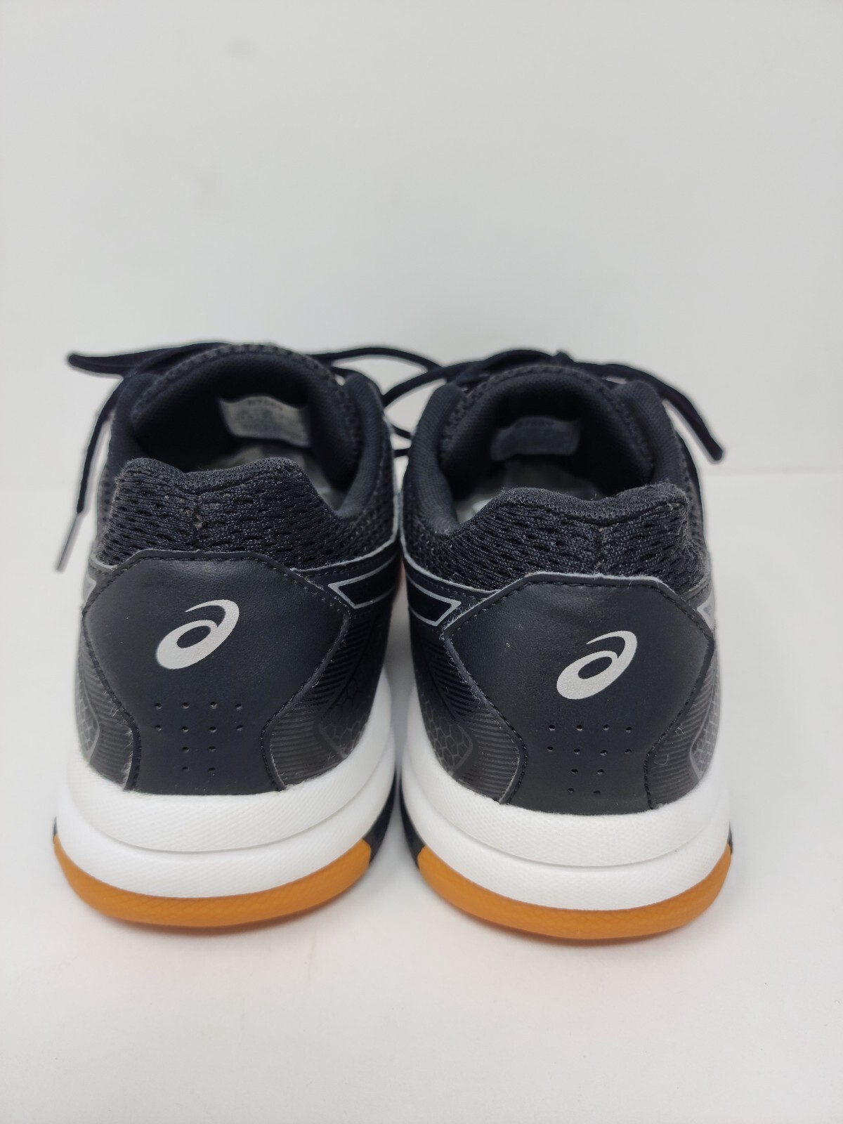 Asics Gel Rocket Womens 7.5 Black White Running Shoes Sneakers Training Athletic